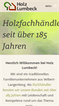 Mobile Screenshot of holz-lumbeck.de